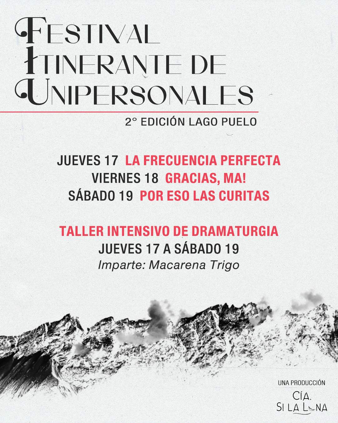 FESTIVAL ITINERANTE DE UNIPERSONALES